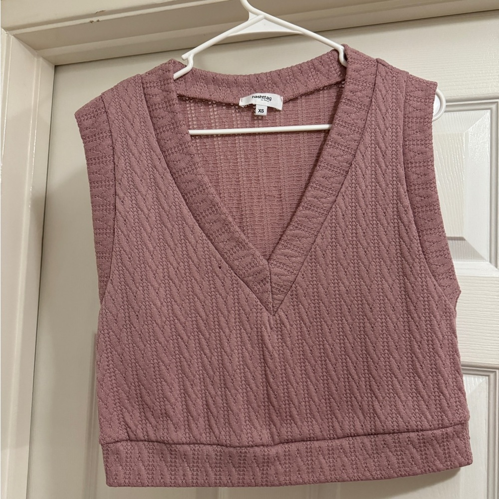 Knit vest